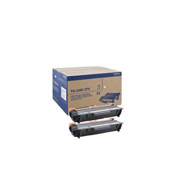 BROTHER Black Toner Twin Pack - 2 x 8000 Pages IN (TN3380TWIN)