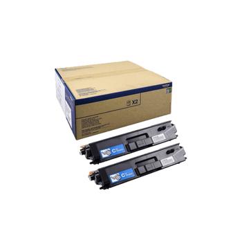 BROTHER TN900C - 2-pack - cyan - original - toner cartridge - for Brother HL-L9200CDWT,  HL-L9300CDWT,  HL-L9300CDWTT,  MFC-L9550CDW,  MFC-L9550CDWT (TN900CTWIN)