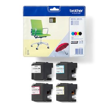 BROTHER LC229XLVALBP - 4-pack - black, yellow, cyan, magenta - original - blister - ink cartridge - for Brother MFC-J5320DW,  MFC-J5620DW,  MFC-J5625DW,  MFC-J5720DW (LC229XLVALBP)