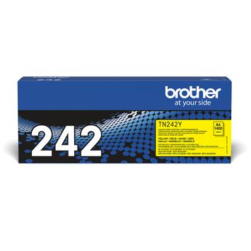 Brother TN-242 YELLOW TONER FOR DCL 1.400P F/ HL-3152CDW -3172CDW SUPL (TN-242Y)