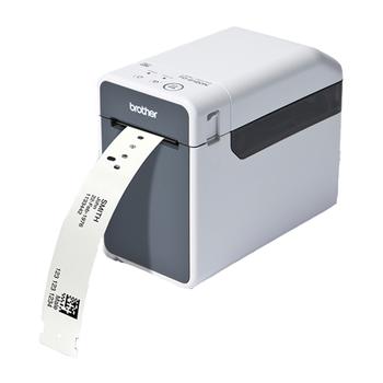 BROTHER TD 2130NHC - Etikettskrivare - monokrom - direkttermisk - Rulle (6,3 cm) - 300 x 300 dpi - upp till 152.4 mm/sek - USB 2.0, LAN, seriell, USB-värd (TD2130NHCXX1)