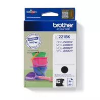 Brother LC221BK - svart - original - blekkpatron