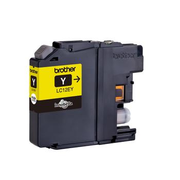 BROTHER LC12EY - XL Capacity - yellow - original - ink cartridge - for Brother MFC-J6925DW (LC12EY)