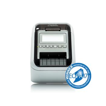 BROTHER QL-820NWBCVM Label Printer 176mm/sec Visitor Badge/ event Pass Wi-Fi Ethernet Bluetooth Airprint LCD-display (QL820NWBCVMXX1)
