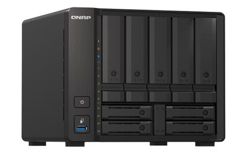 QNAP TS-H973AX-32G 9-bay NAS AMD Ryzen V1500B 32GB DDR4 SODIMM 5x2.5in/ 3.5in SATA 6Gbps + 2x2.5in U.2 NVMe PCIe Gen3 x4 (TS-H973AX-32G)