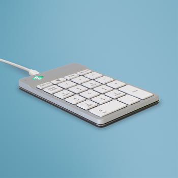 R-GO Tools Numpad Break (Numeric Keypad), Wired - White (RGOCONMWDWH)