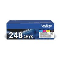 Brother TN248VAL Multipack - 4-pack - svart, gul, cyan, magenta - original - tonerpatron