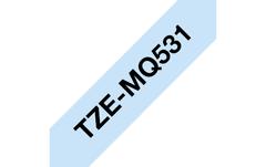 BROTHER TZEMQ531 12 BLACK ON PASTEL BLUE