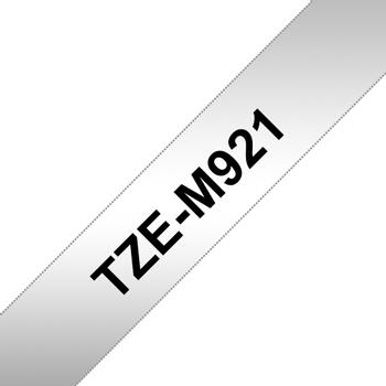 BROTHER TZEM921 black/ silver 9mm 8m (TZEM921)