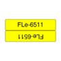 BROTHER flaggetiketter FLE6511 45x21 mm svart på gul_ 72st_ (FLE6511)