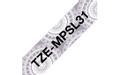 BROTHER TZEMPSL31 12 mm bred_ svart på _silver lace_ mönster (4 meter)