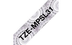Brother TZe-MPSL31 - laminert teip - 1 kassett(er) - Rull (1,2 cm x 4 m)