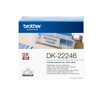 BROTHER Tape DK Tapes - Continuous roll adhesive 103.6 mm x 30.48 m (DK22246)