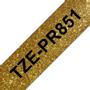 BROTHER TZEPR851 24MM BLACK ON PREMIUM GOLD