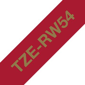 Brother TZe-RW54 - båndtape - sateng - 1 kassett(er) - Rull (2,4 cm x 4 m) (TZERW54)