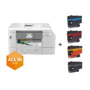 BROTHER MFC-J4540DWXL MFP colour ink-jet A4 13ppmcopy 20ppm print 150 sheets 14.4 Kbps USB 2.0 LAN Wi-Fi NFC