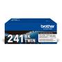 BROTHER TN241BKTWIN Black Toner Cartridge ISO Yield 2 x 2 500 pages (Order Multiples of 4) NS (TN241BKTWIN)