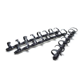 KENSON RIB Cable Organizer (3x38 cm) Black | Pack of 3 pieces (9080510BL)