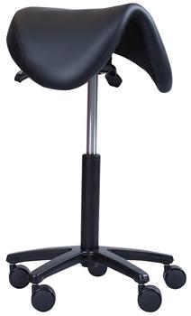 KENSON Balance Chair Flexsaddle Black | Leather | Triangular seat (7010)