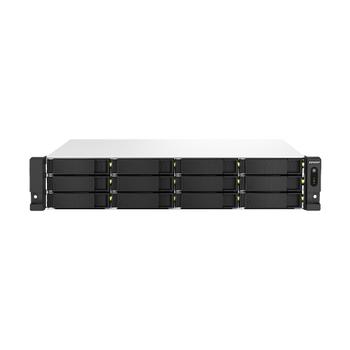 QNAP TS-1264U-RP-8G 2U12BAY N5095 QC 8GB DDR4 2X2.5GBE 2XUSB3.2II RPS EXT (TS-1264U-RP-8G)