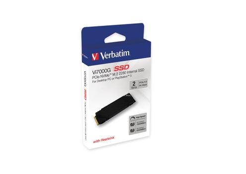 VERBATIM Vi7000G Internal PCIe NVMe M.2 SSD 2TB (49368)