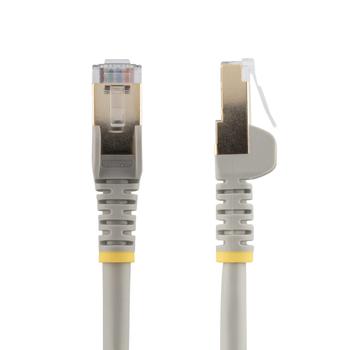 STARTECH 5m CAT6a Ethernet Cable - Grey - RJ45 Snagless Connectors - CAT6a STP Cord - Copper Wire - Network Cable 6ASPAT5MGR (6ASPAT5MGR)