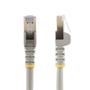 STARTECH 3M CAT6A PATCH CABLE - GRAY CAT 6A NETWORK CABLE - STP CABL