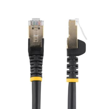 STARTECH 2M CAT6A PATCH CABLE - BLACK CAT 6A NETWORK CABLE - STP CABL (6ASPAT2MBK)