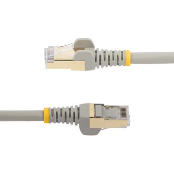 STARTECH 5m CAT6a Ethernet Cable - Grey - RJ45 Snagless Connectors - CAT6a STP Cord - Copper Wire - Network Cable 6ASPAT5MGR (6ASPAT5MGR)