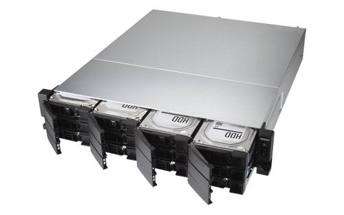 QNAP TS-1283XU-RP-E2124-8G 12-Bay NAS E-2124 8GB DDR4 12x2.5inch/ 3.5inch SATA HDD/SSD 4 GigaLan 2x10GbE SFP (TS-1283XU-RP-E2124-8G)