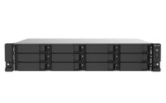 QNAP TS-1273AU-RP - NAS server - 12 bays - rack-mountable - SATA 6Gb/s - RAID 0, 1, 5, 6, 10, JBOD, 5 hot spare, 6 hot spare, 10 hot spare - RAM 8 GB - Gigabit Ethernet / 2.5 Gigabit Ethernet - iSCSI