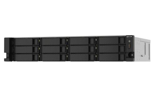 QNAP TS-1273AU-RP - NAS server - 12 bays - rack-mountable - SATA 6Gb/s - RAID 0, 1, 5, 6, 10, JBOD, 5 hot spare, 6 hot spare, 10 hot spare - RAM 8 GB - Gigabit Ethernet / 2.5 Gigabit Ethernet - iSCSI (TS-1273AU-RP-8G)