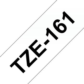 Brother 36MM Black On Clear Tape (TZE161)