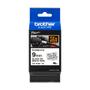 BROTHER P-Touch Tape Black On White 9 mm Strong Adhesive (TZ-FX221)