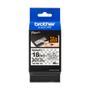 BROTHER 18MM Black On White Security Tape (TZESE4)