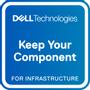 DELL l 3Y Keep Your Component for Infrastructure - Extended service agreement - component retention (for server components) - 3 years - for PowerEdge R240, R250, R340, R350, T140, T150, T340, T350, T40, T5