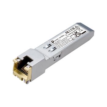 TP-LINK 1000BASE-T RJ45 SFP Module SPEC: 1000Mbps RJ45 Copper Transceiver,   Plug and Play with SFP Slot,  Up to 100 m Distance (Cat5e or above) (SM331T)