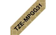Brother TZe-MPGG31 - laminert teip - 1 kassett(er) - Rull (1,2 cm x 4 m)