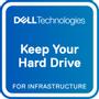 DELL l 3Y Keep Your Hard Drive for Infrastructure - Extended service agreement - no drive return (for hard drive only) - 3 years - enterprise - for PowerEdge R540, R550, R640, R650, R6615, R6625, R740, R75