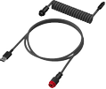 HyperX Coiled Cable for USB-C to USB-A Gray/Black 1.2m