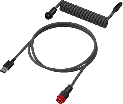 HyperX Coiled Cable for USB-C to USB-A Gray/ Black 1.2m (6J679AA)