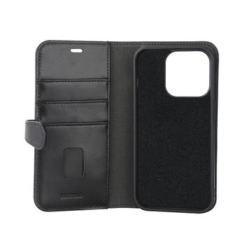 BUFFALO 2in1 Leather 3 card MagSeries iPhone 15 Pro 6,1" Black (590121)
