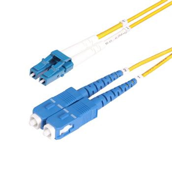 STARTECH LC/SC SINGLE MODE FIBER CABLE OS2/ UPC/ DUPLEX/ LSZH CABL (SMLCSC-OS2-30M)
