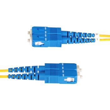 STARTECH LC/SC SINGLE MODE FIBER CABLE OS2/ UPC/ DUPLEX/ LSZH CABL (SMLCSC-OS2-15M)