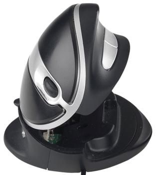 KENSON Oyster Mouse Kabel svart Kablet vertikal ergonomisk mus (5081)