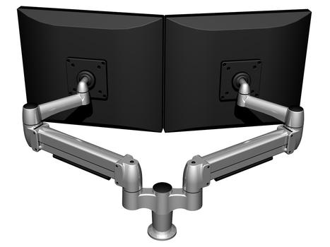 KENSON Spacearm Pro s2 Double Silver (SA02QC-BTCC-PLT)