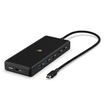 UNISYNK 12 Port USB-C Hub 8K 100W Black (10400)