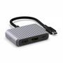 UNISYNK 3 Port USB-C Hub V2 4K 60Hz 100W Grey