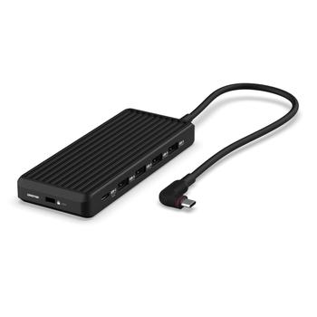UNISYNK 10 POrt USB-C Hub 4K 60Hz 100W Black (10351)