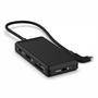 UNISYNK 8 Port USB-C Hub V2 4K 60Hz 100W Black (10385)